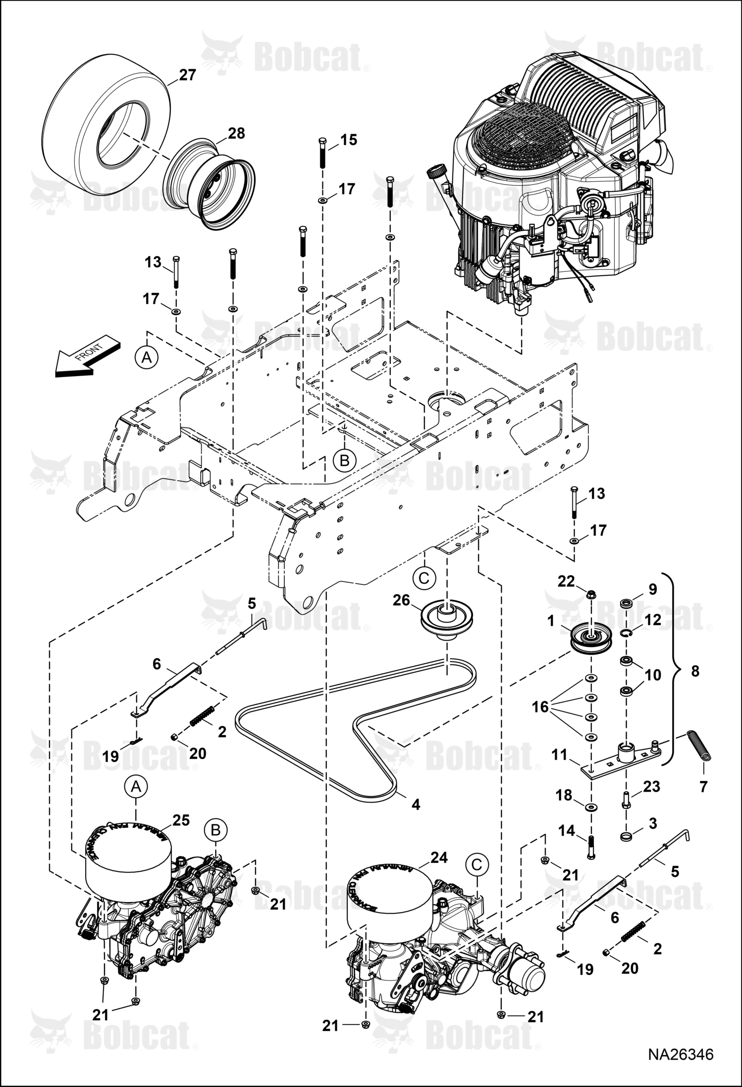 Transaxle Left Hand 3100 B Brake