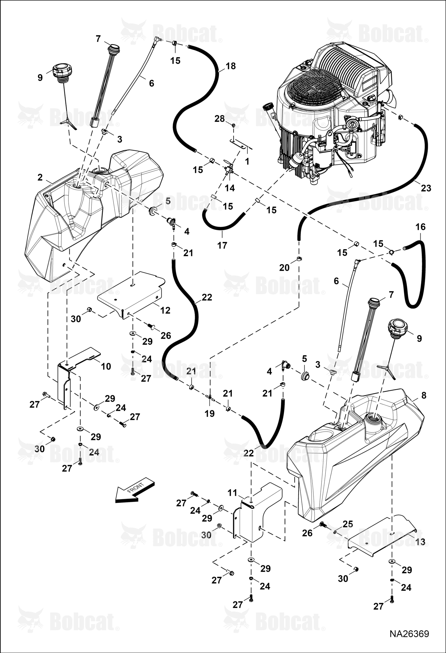 Tank-Fuel Right Hand 4.0GAL