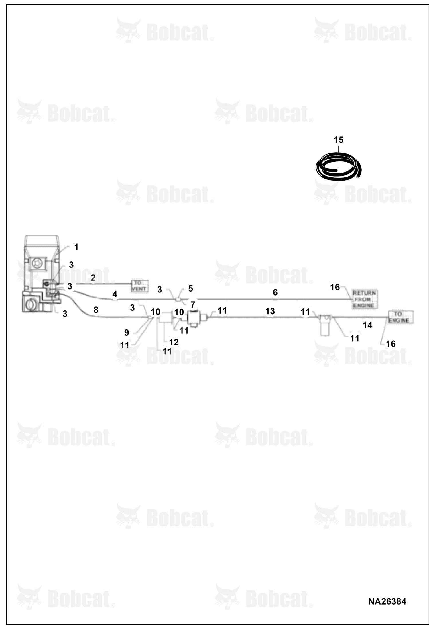 Hose, Fuel 5/16 Inch