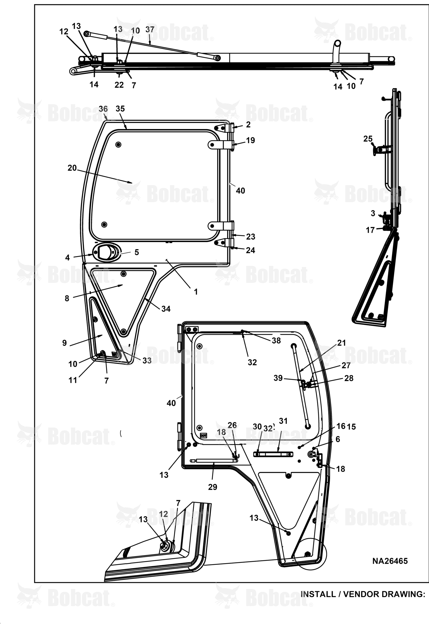 S-Assembly, Door, Left Hand