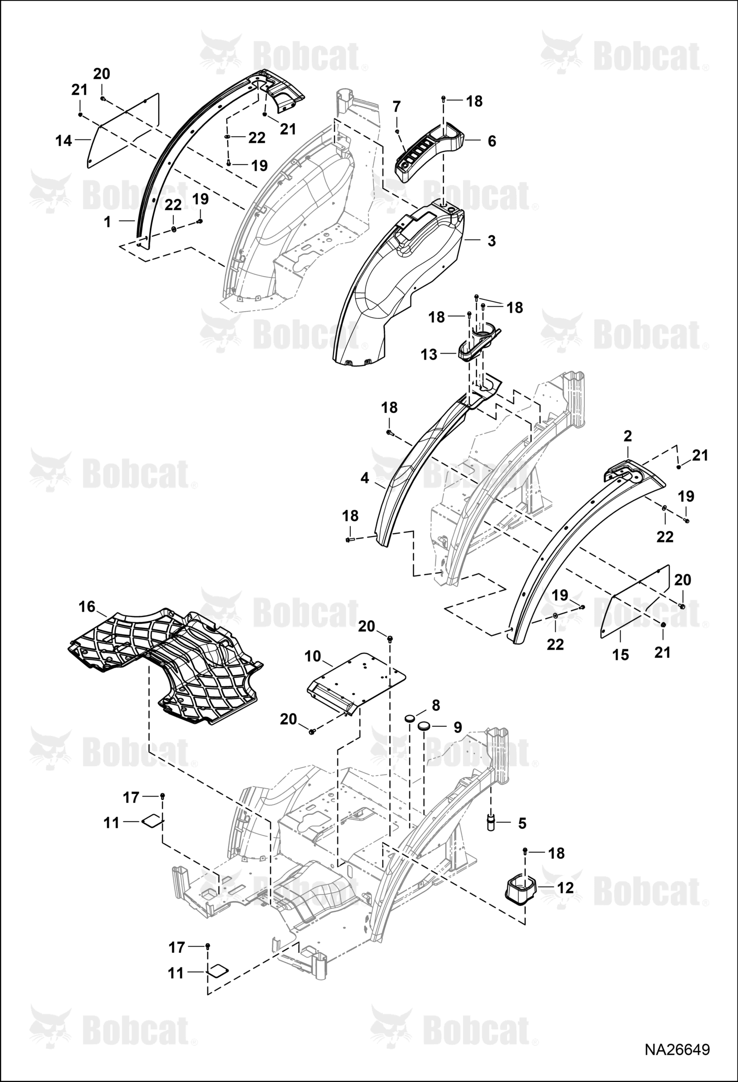 Plate Seat Cover W/A