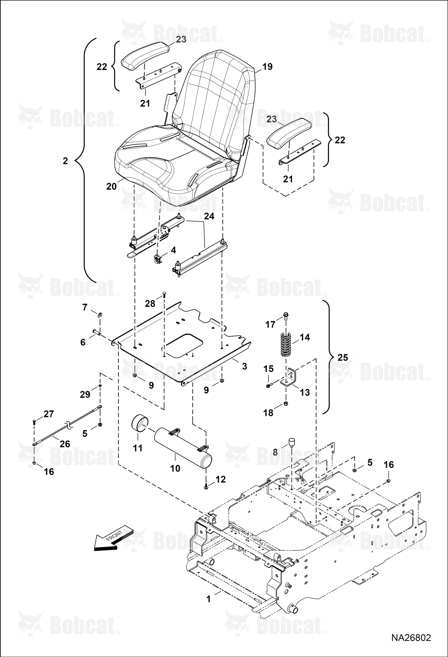 Seat Non Suspension 2000