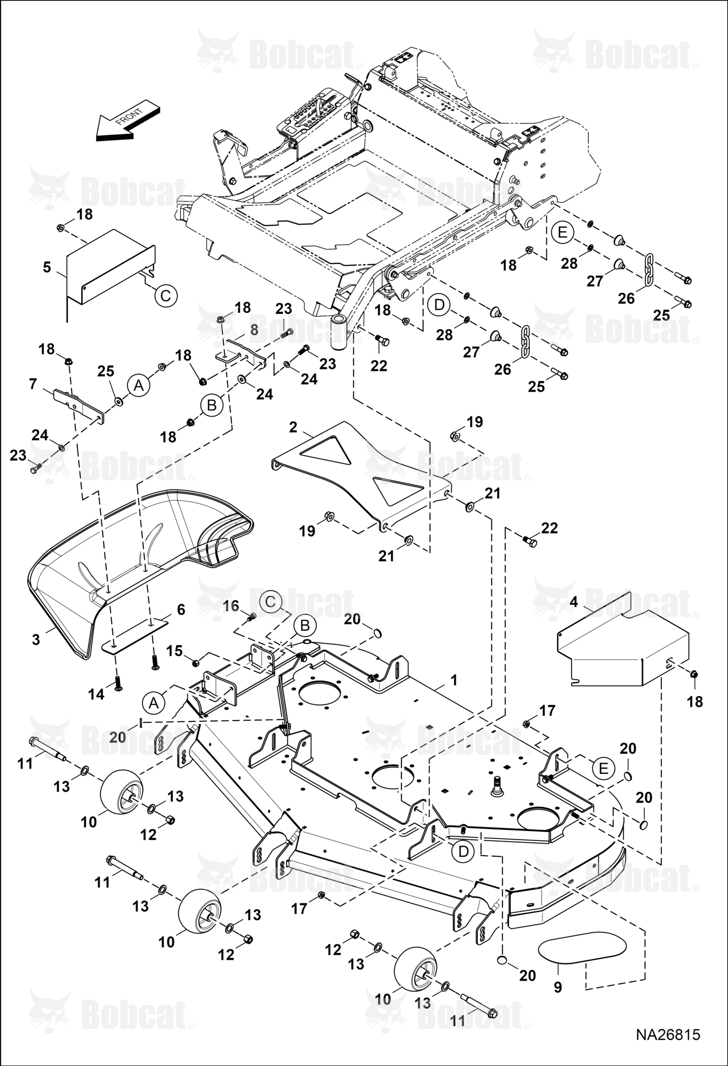 Assembly-Deck Hanger,3 Lk Chain