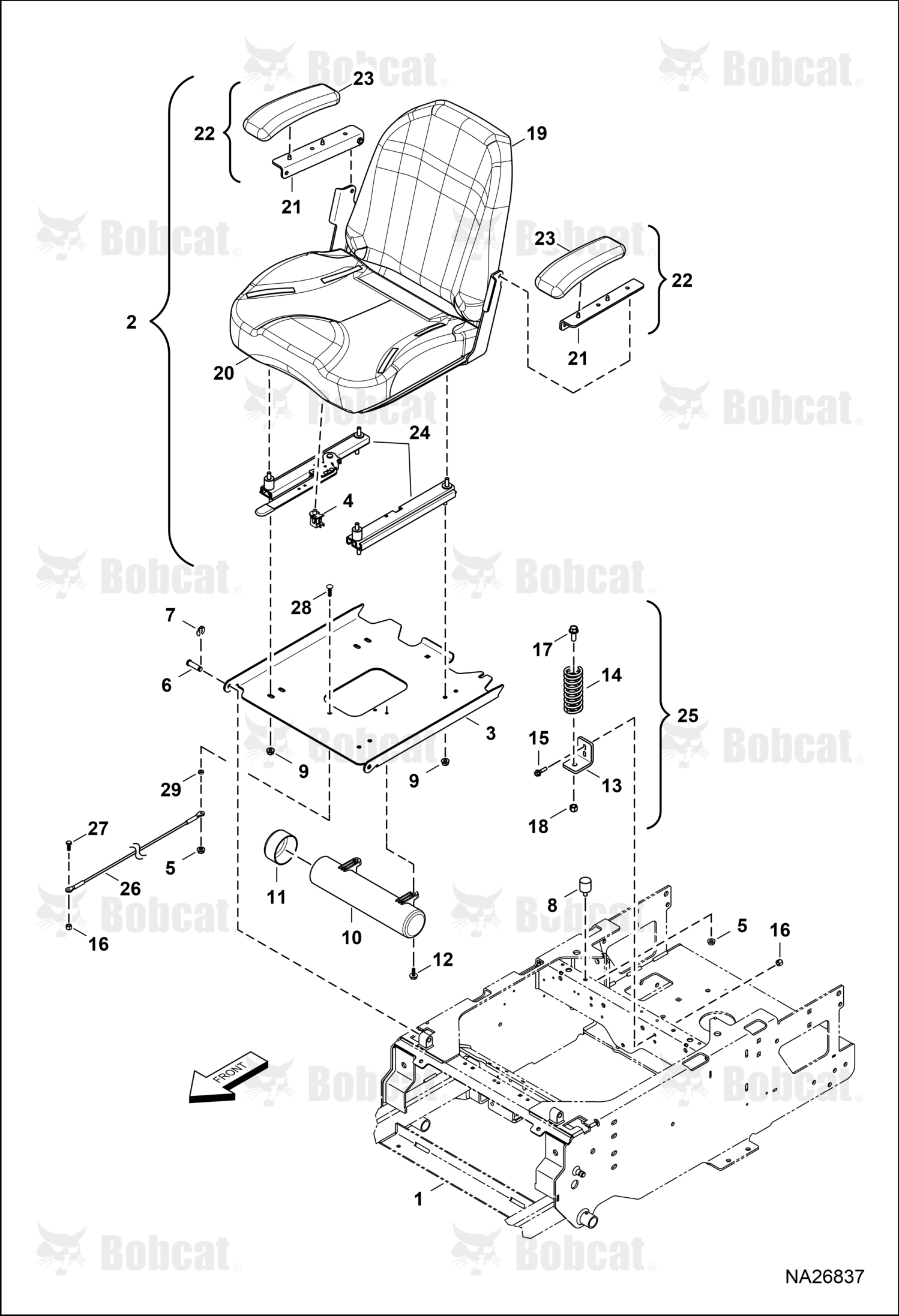 Seat Non Suspension 3000