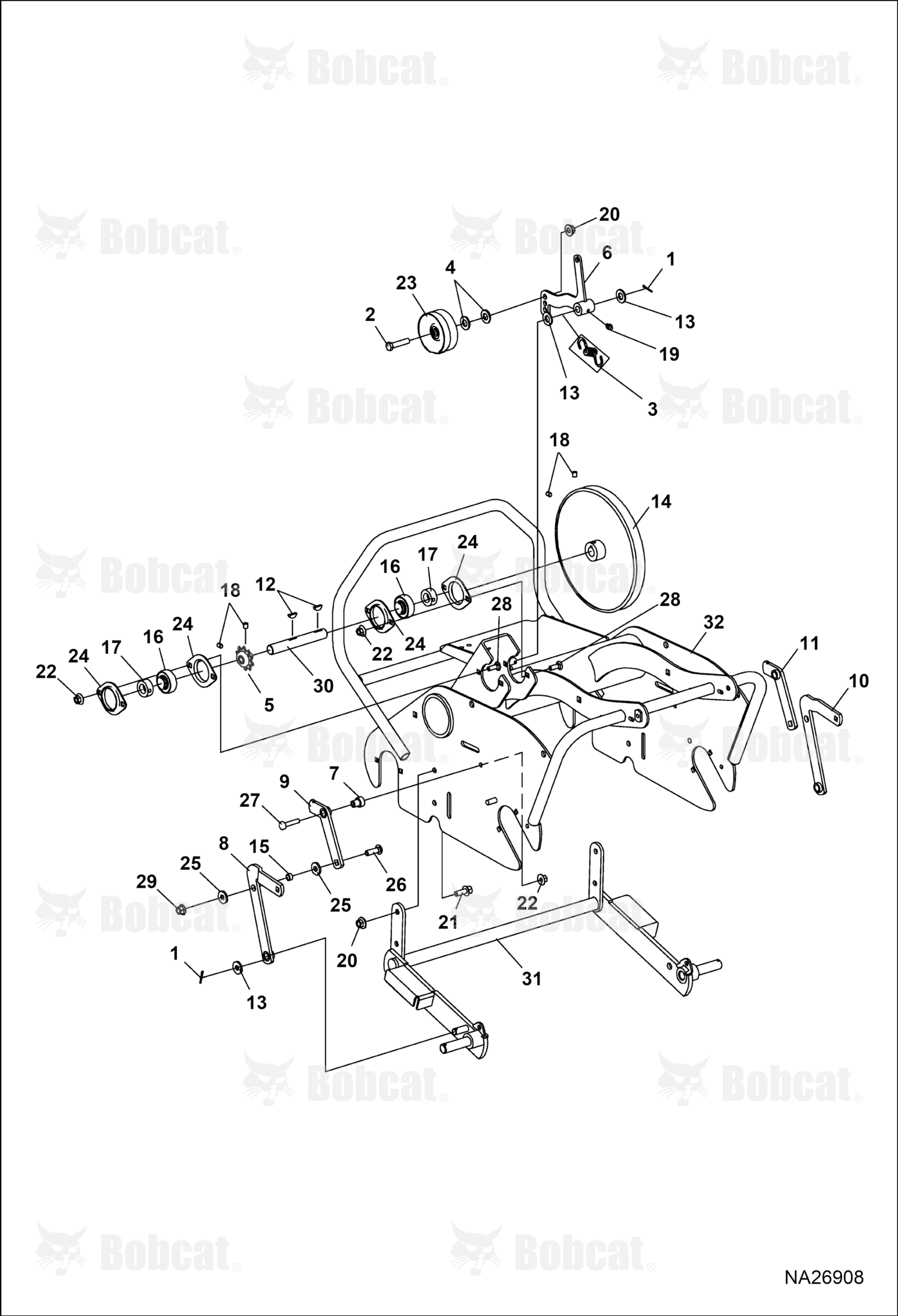 Frame W/Labels La V Service