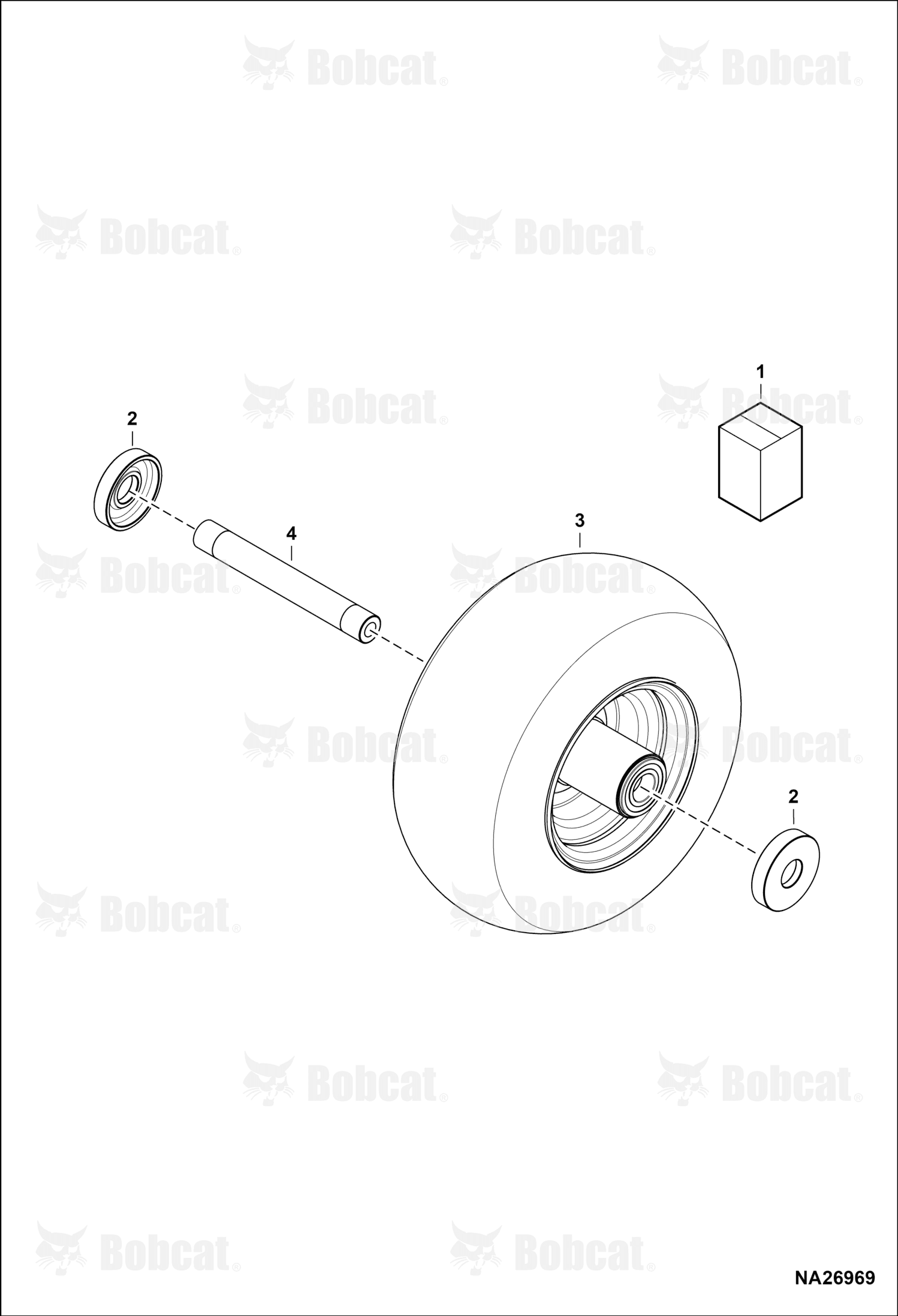 Kit Caster Tire And Spanner