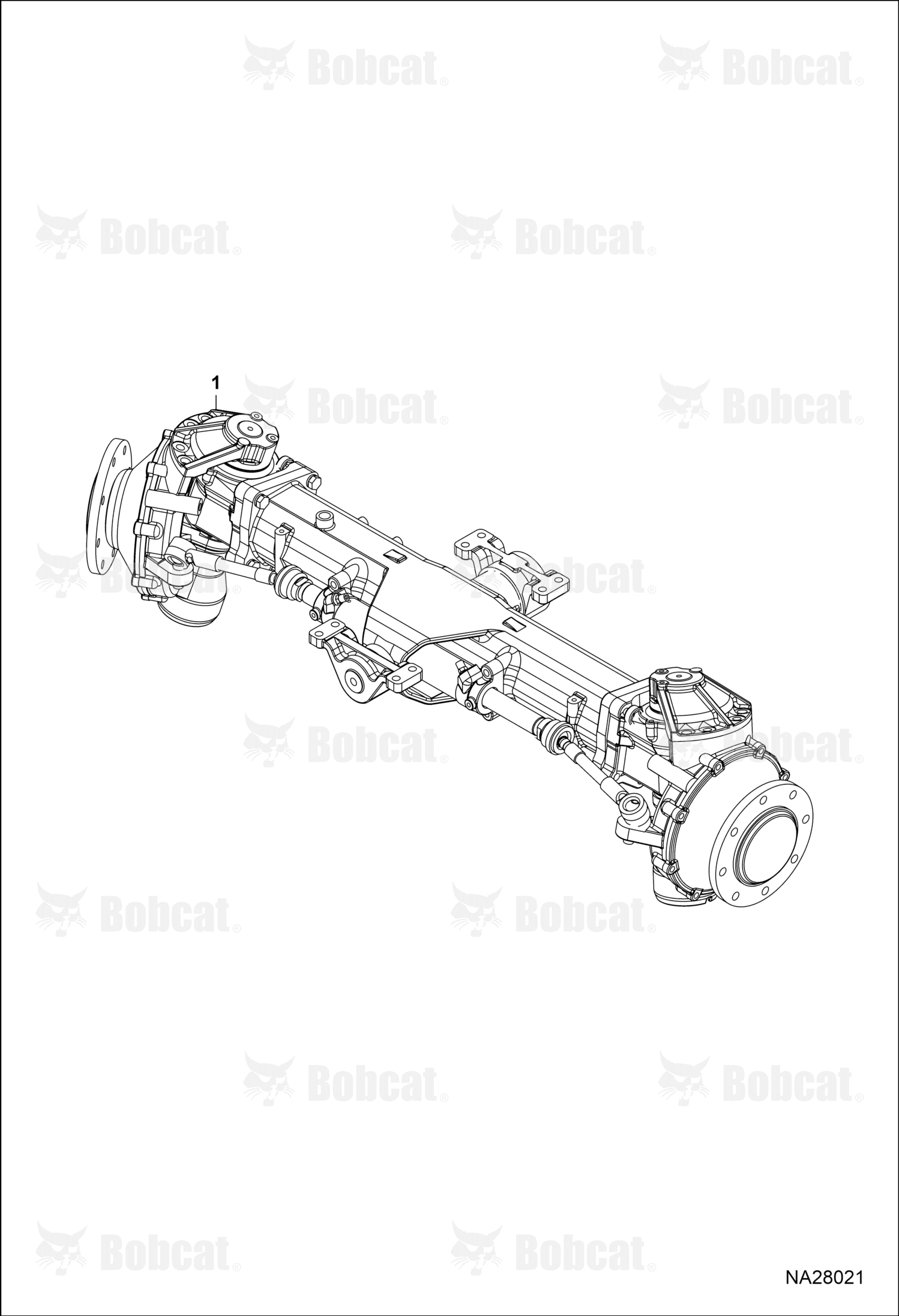 Front Axle Fully Assembled