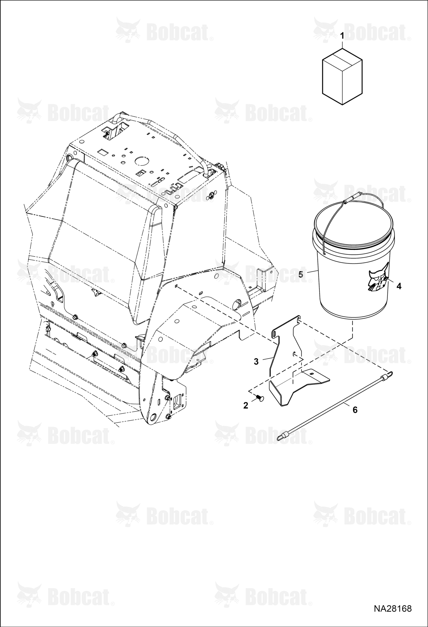 Black Bucket 5 Gallon