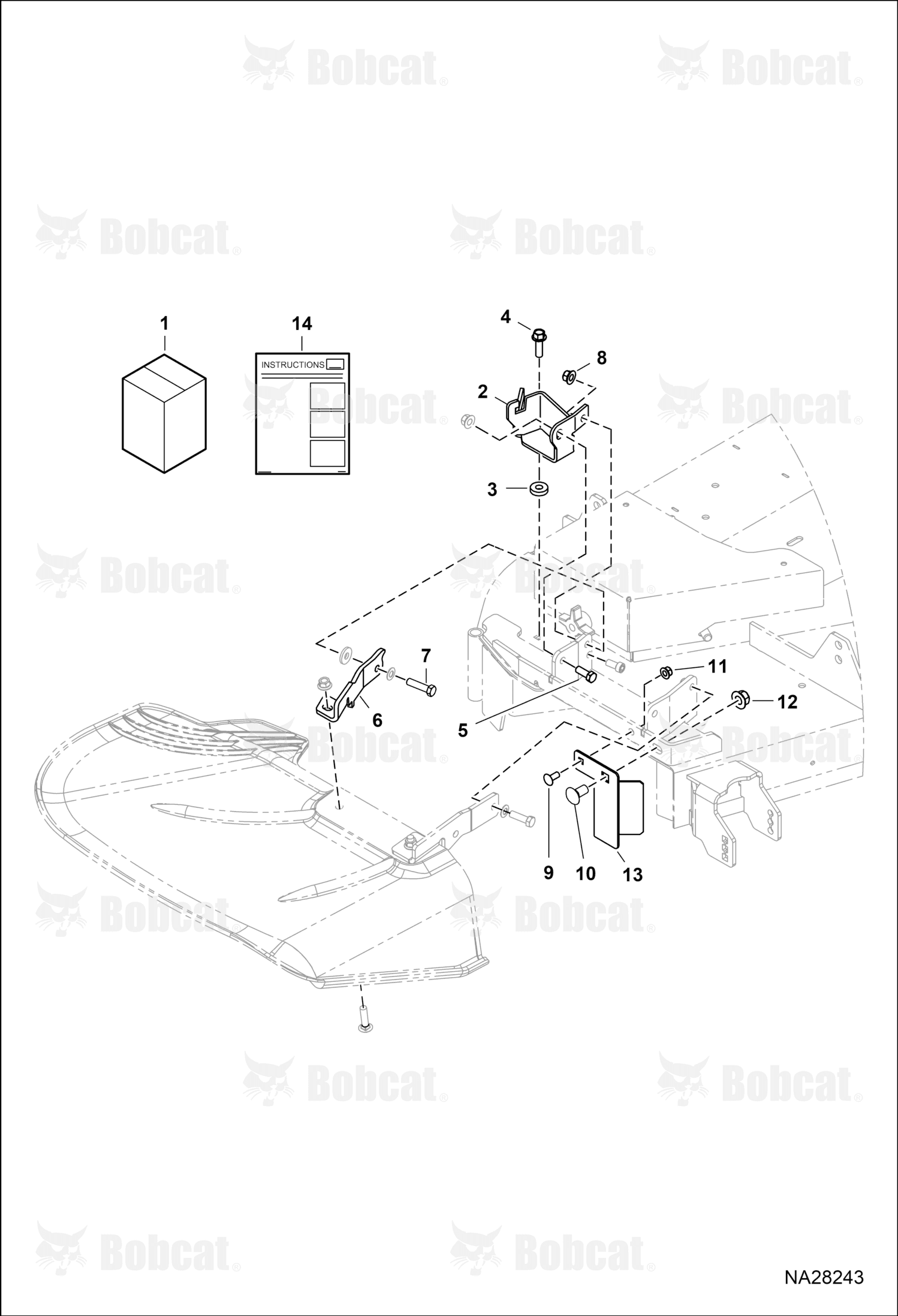 Bracket-Chute,Rear