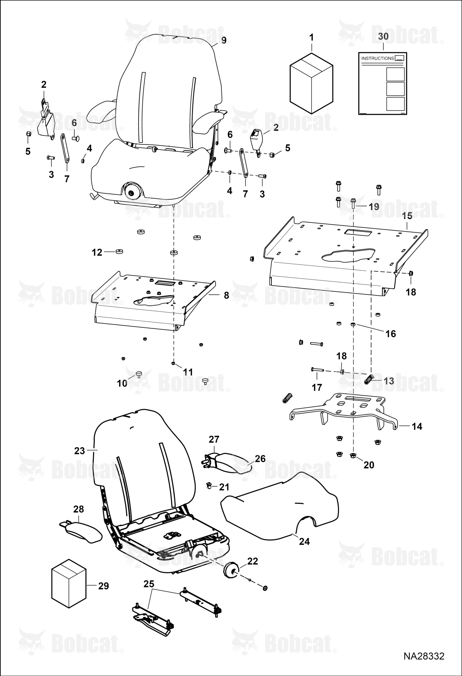 Kit Suspension Seat 450