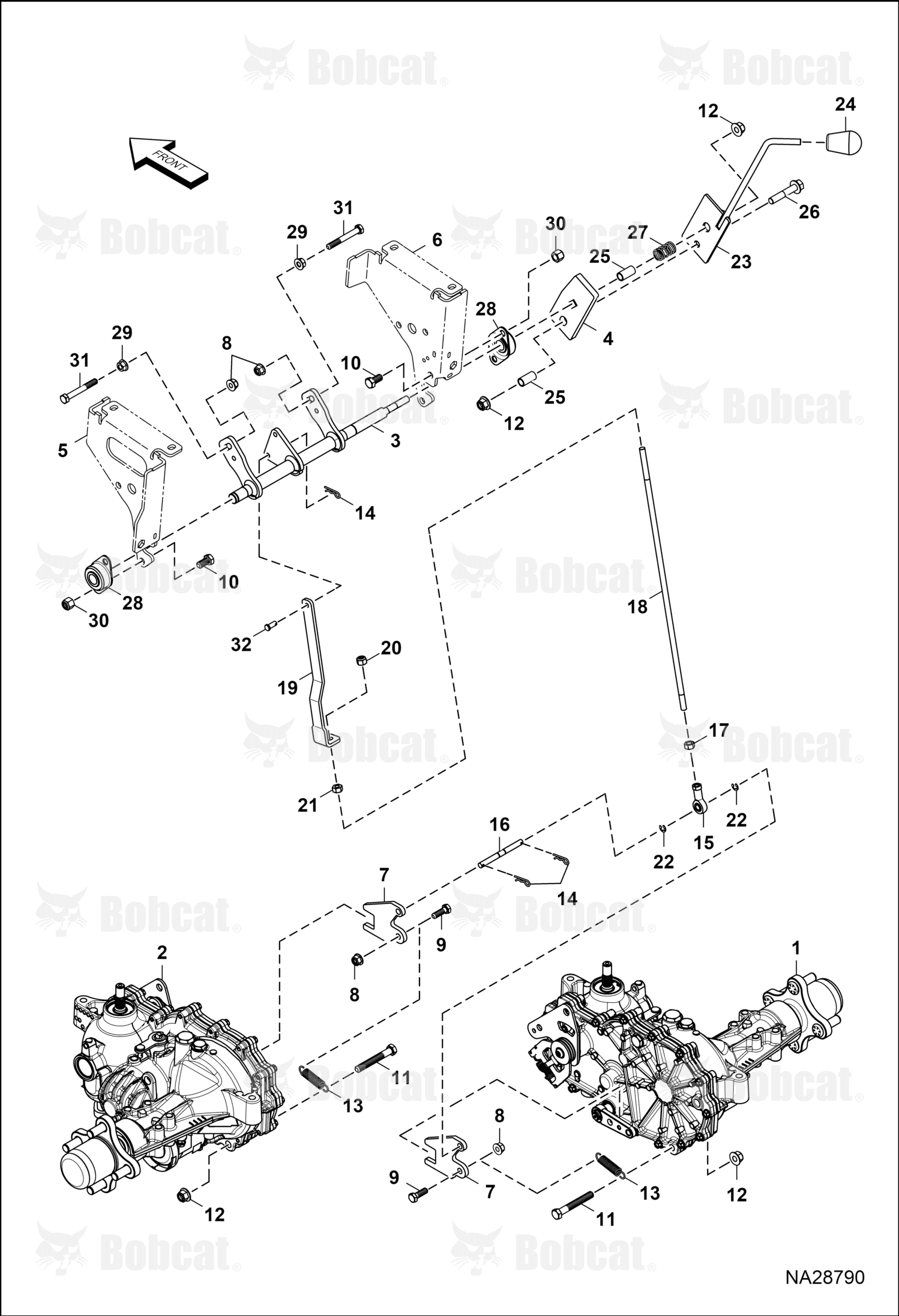 Bracket-Control, Left Hand