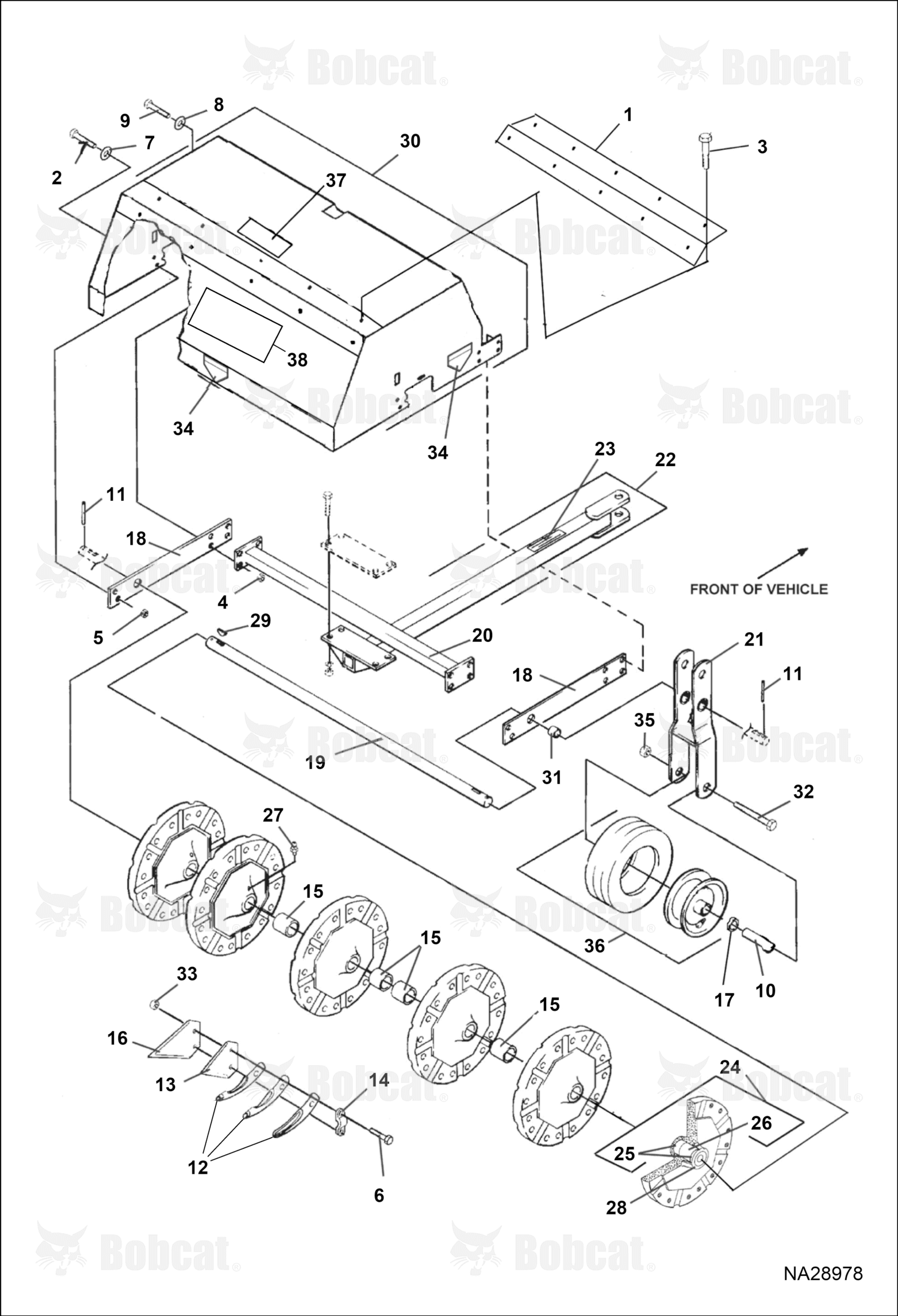 Wheel Assembly 10.25 X 3.25