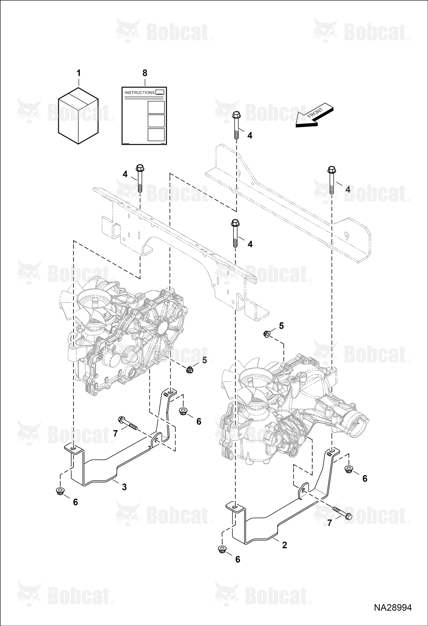 Bolt Flange Hex 3/8-16 X 2 3/4