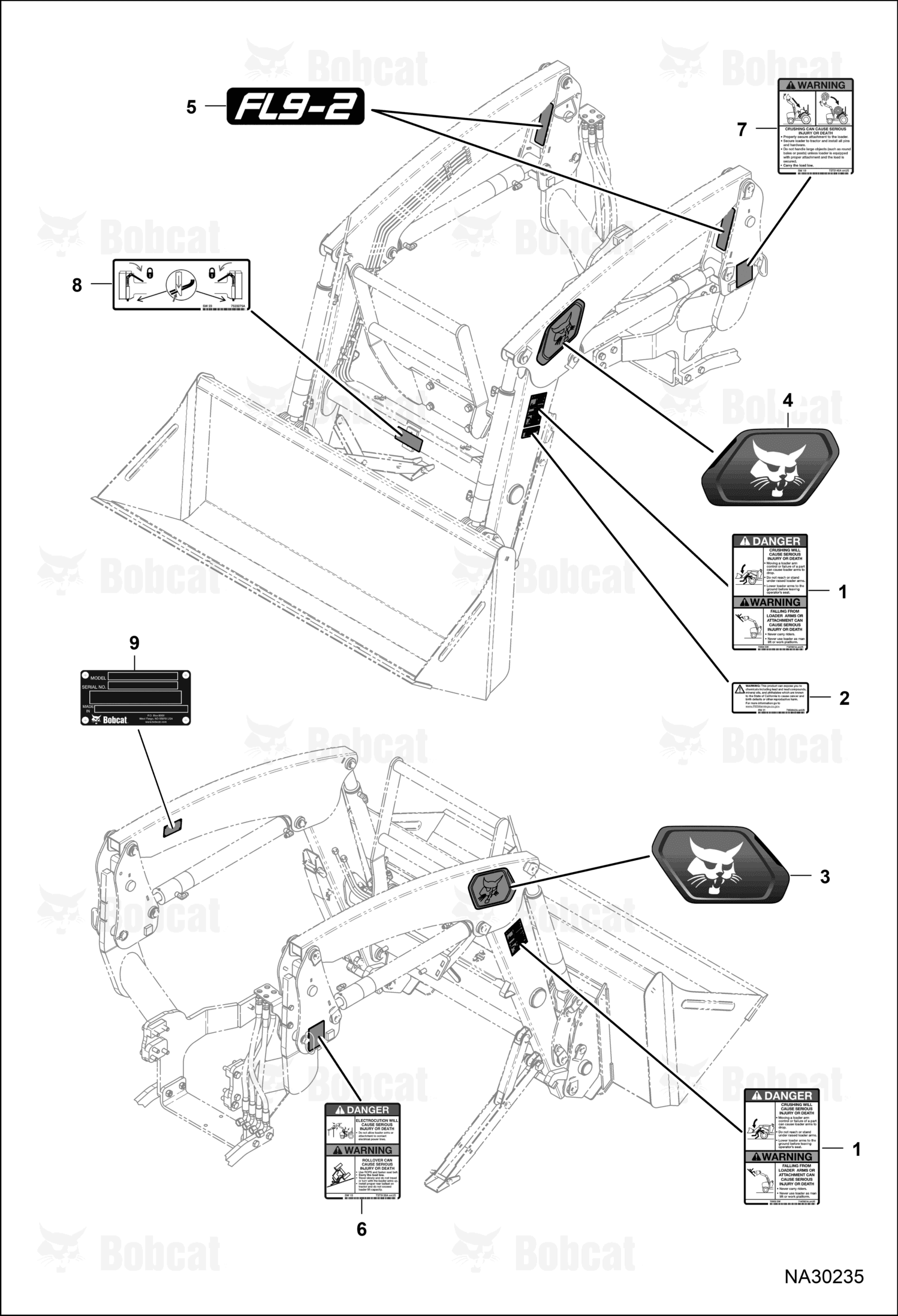 Decal Warning