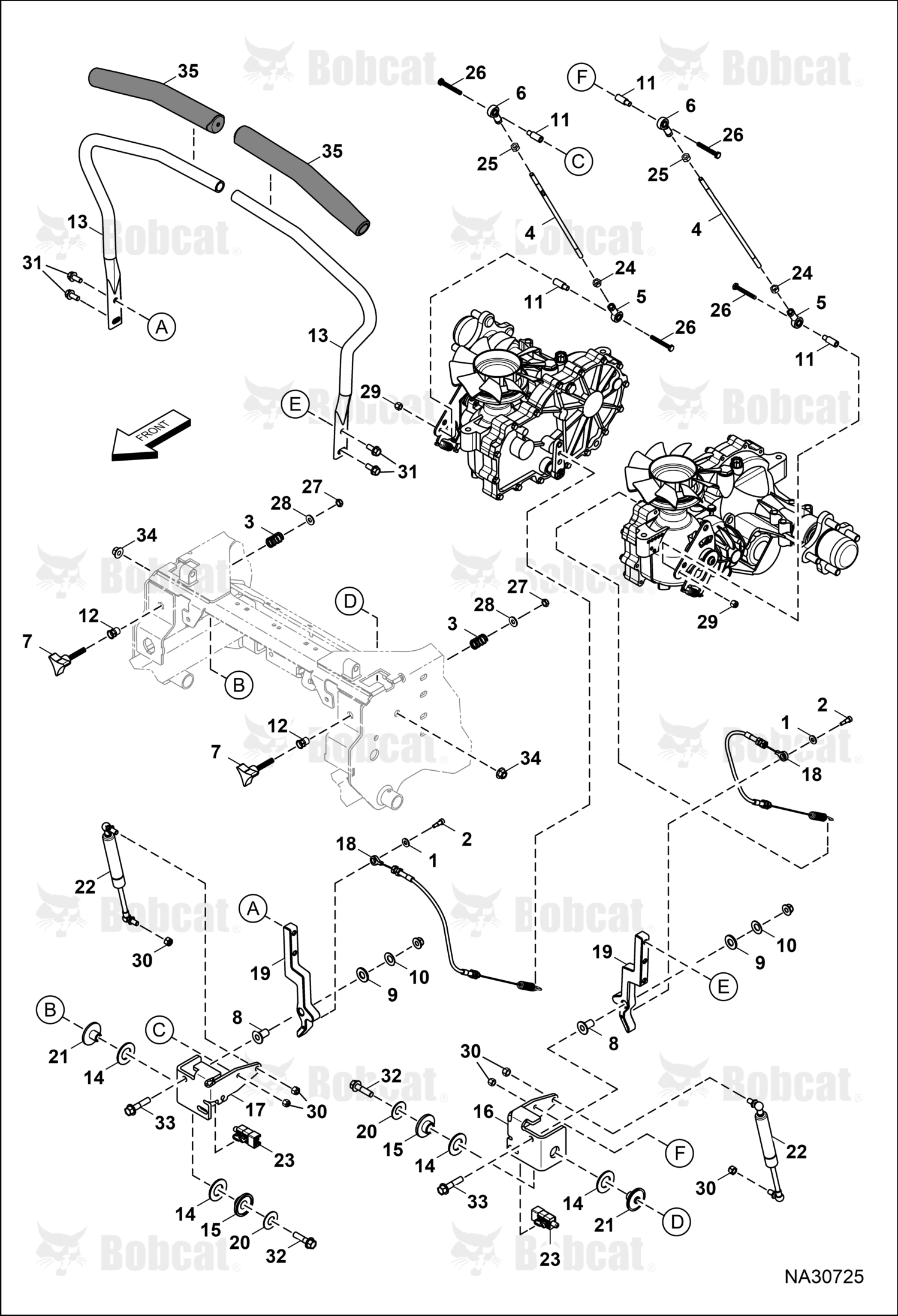 Bracket Control Box Left Hand