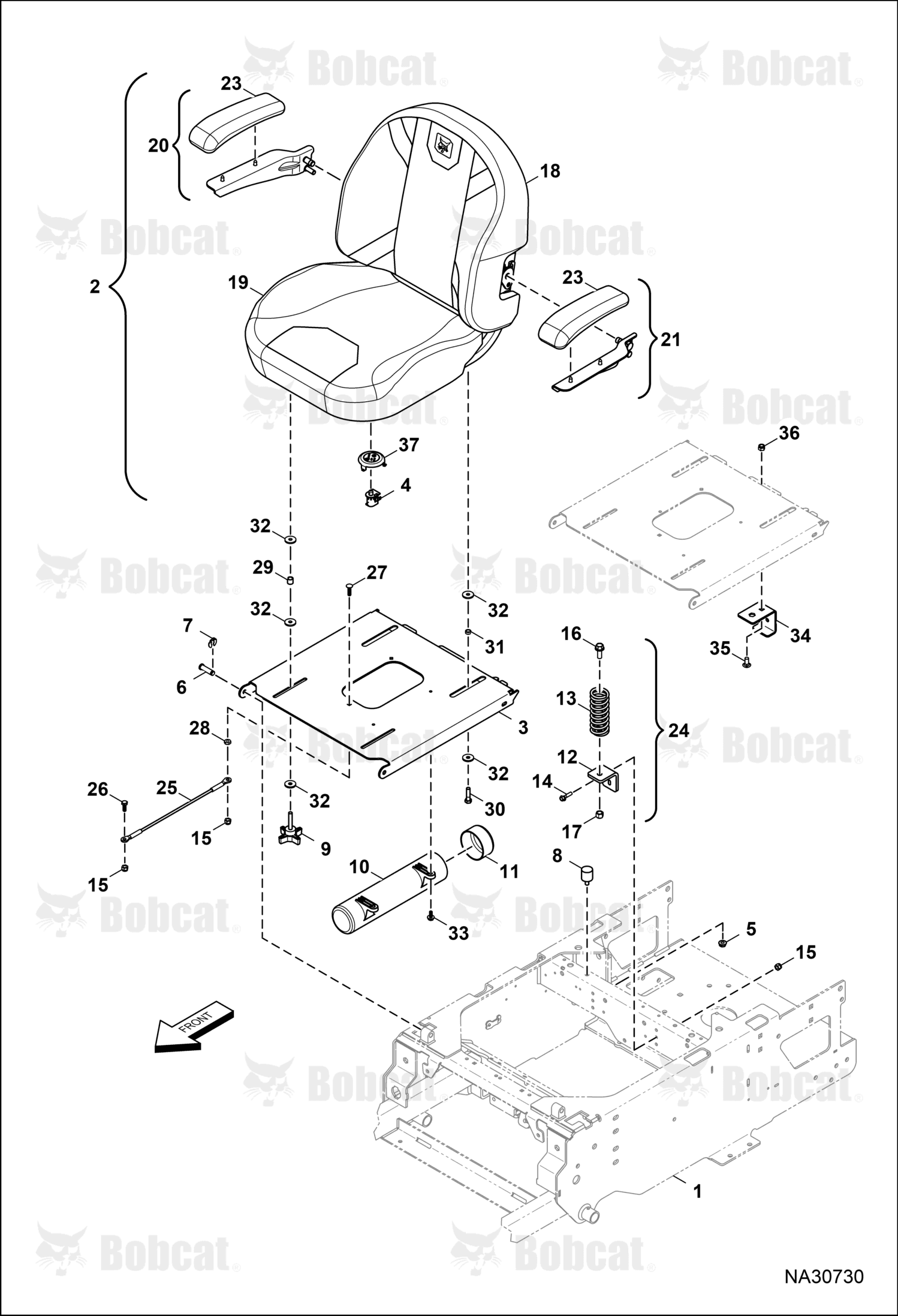 Bracket Seat Plate