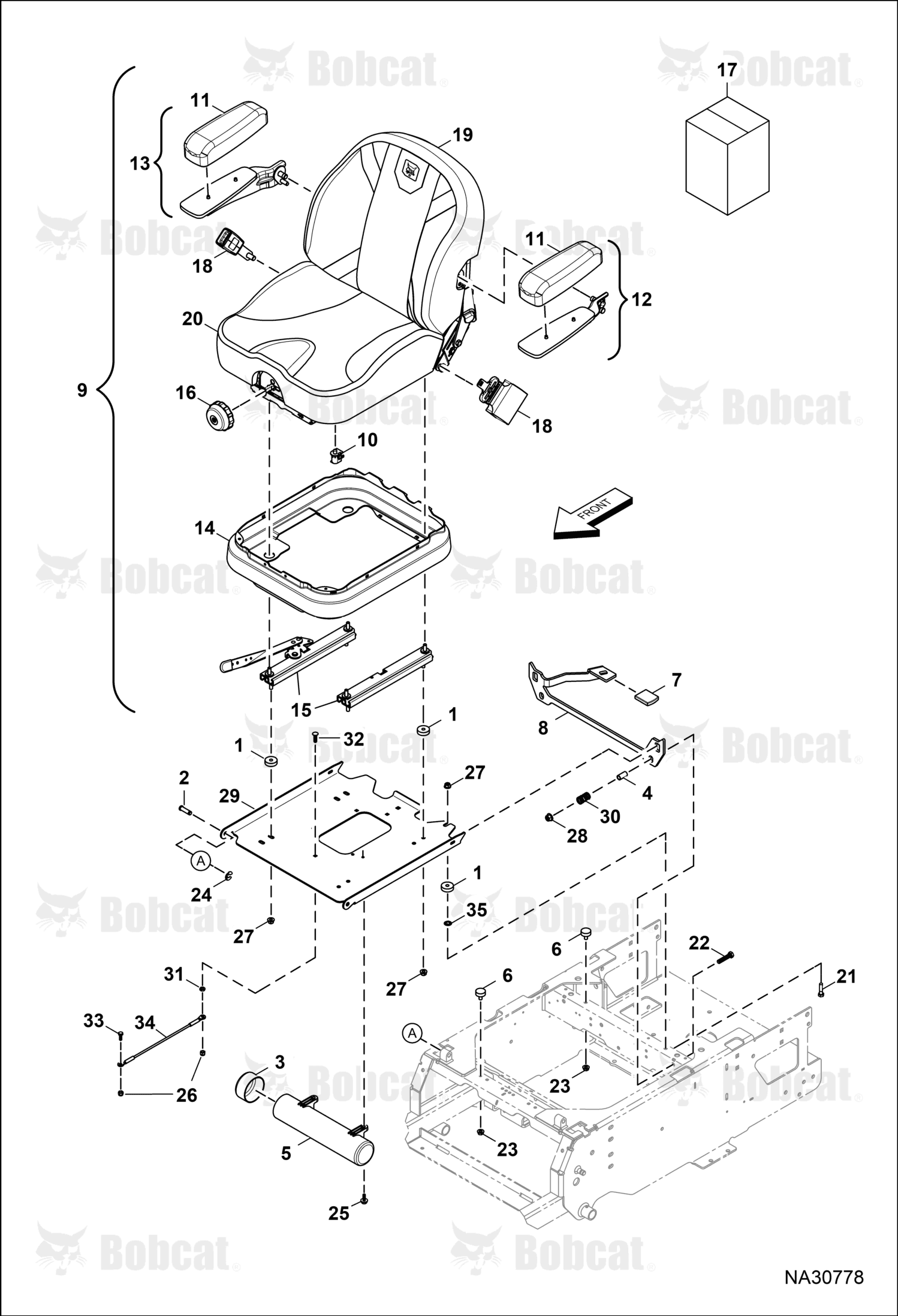 Bracket Seat Plate