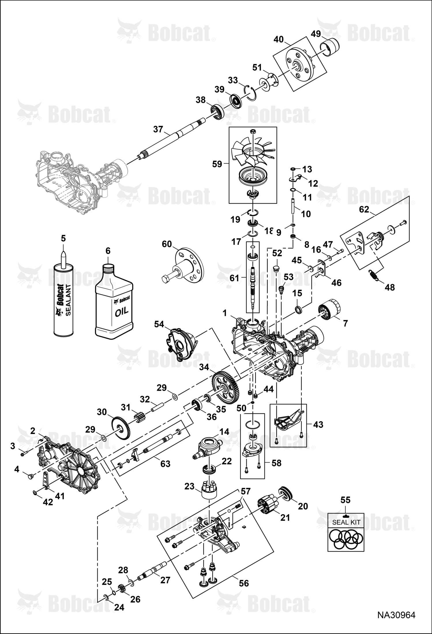 Kit Housing Main Right Hand