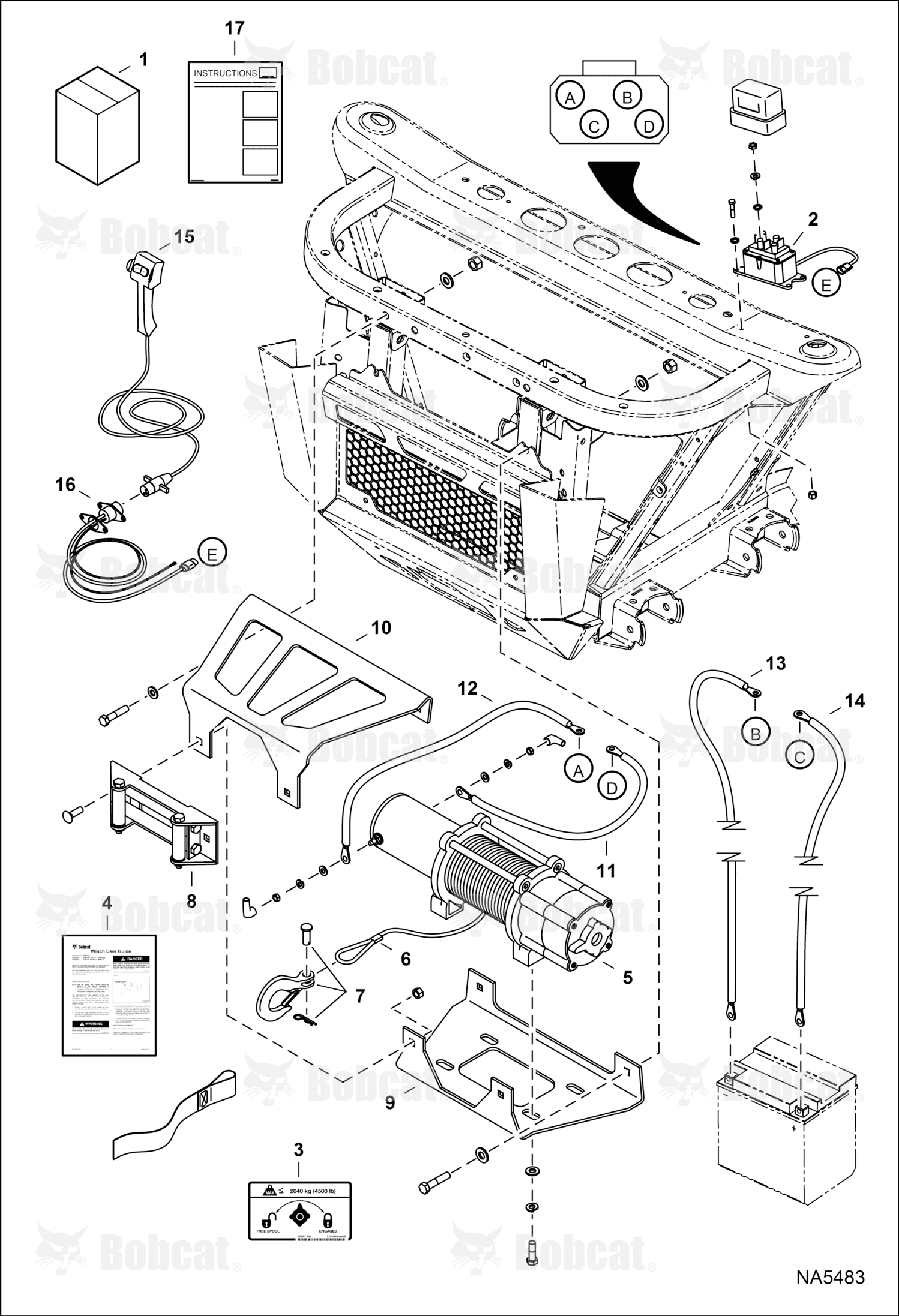 Bracket Mounting Winch
