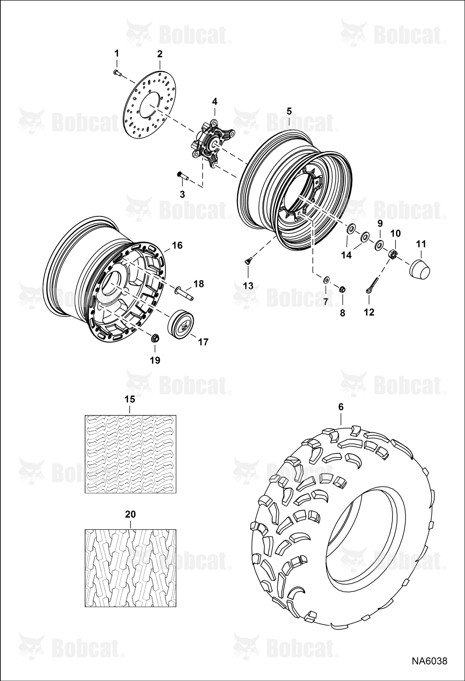 Cap Center Wheel