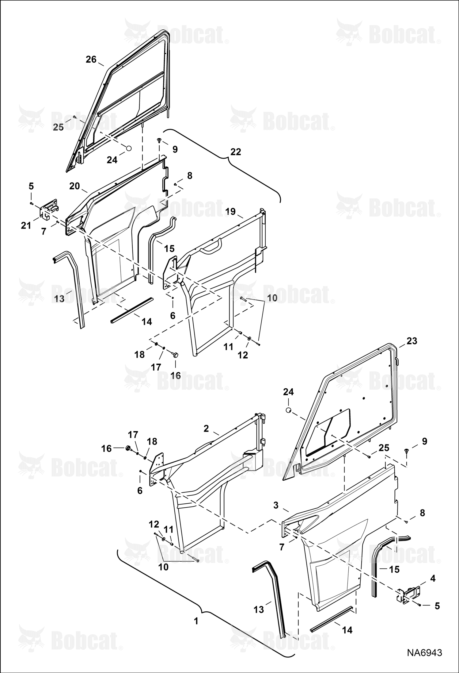 Door, Lower Right Hand Assembly