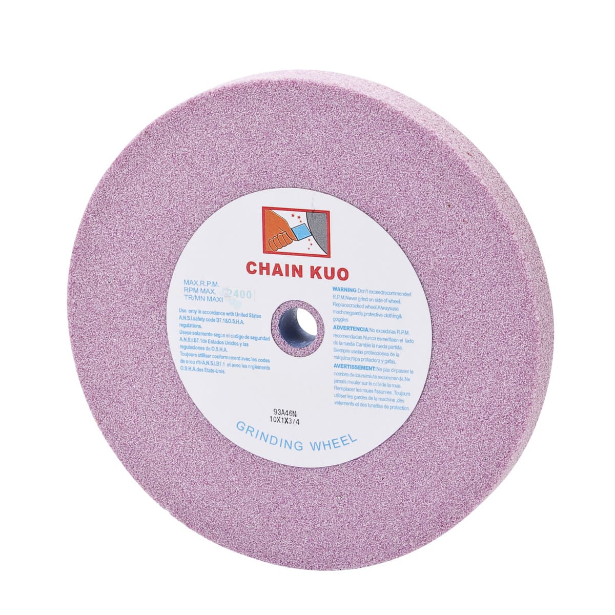 88-043 GRINDING STONE,10 RED 46 GRIT