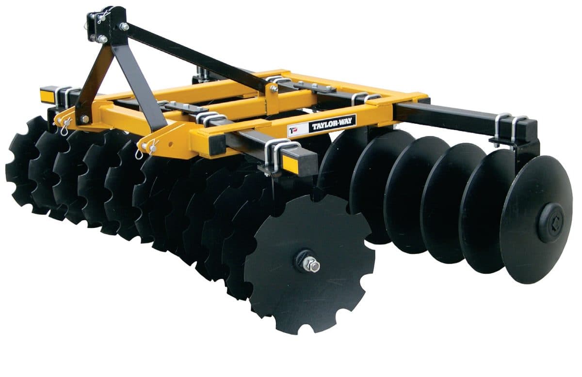 Taylor Pittsburgh 5 ft 6 in Wheel Type Tandem Disc Harrow, 16 Discs, 18 in Blades (377 Series) 377-16-18-CF-77