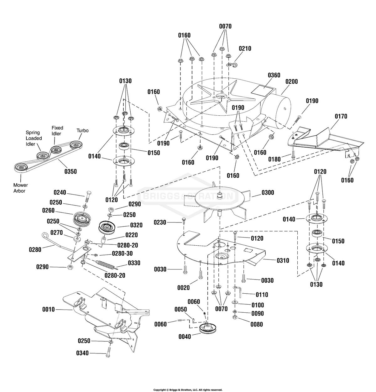Ferris Plate Cover diagram, part 1705267SM