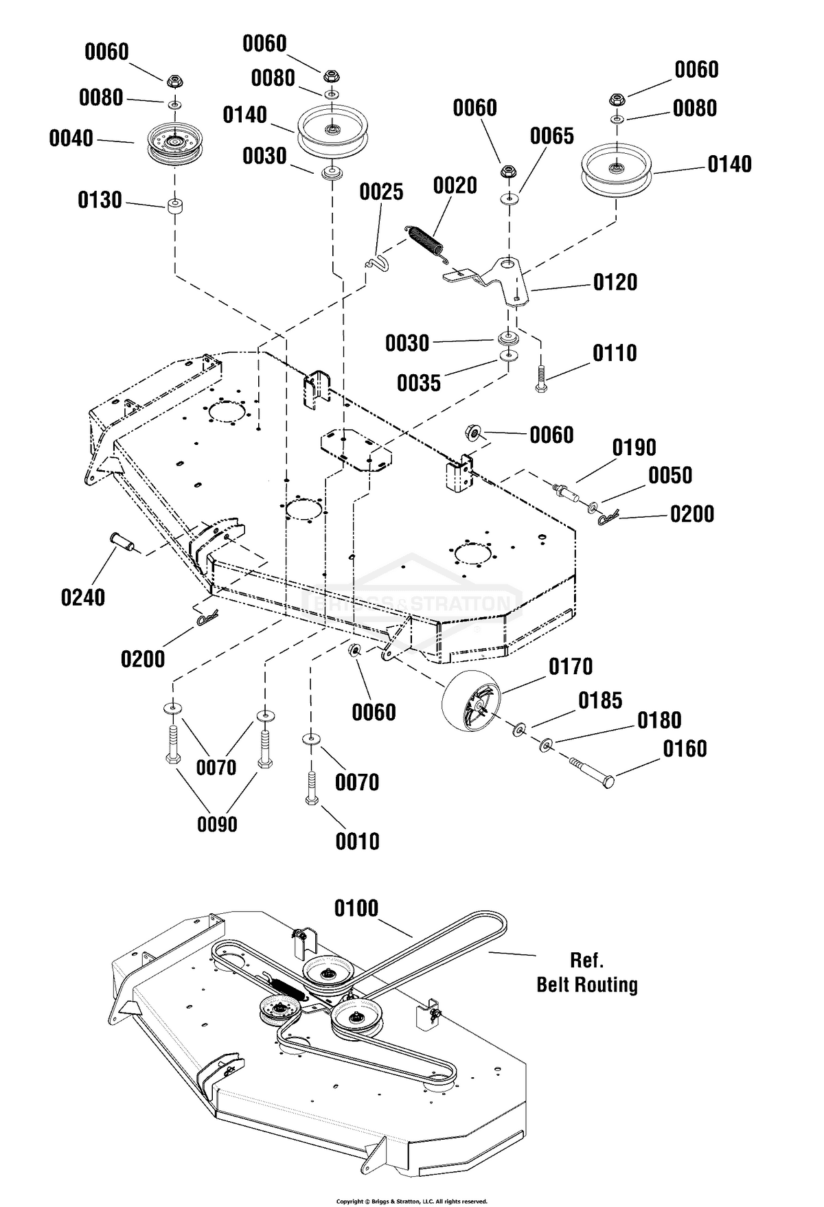 Ferris Spring Extension 1. diagram, part 1715435SM