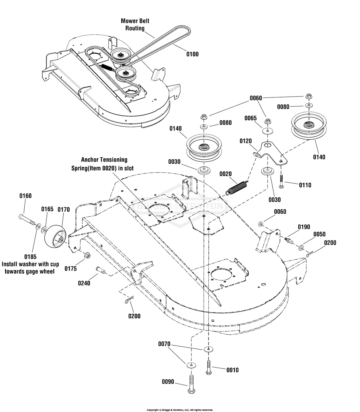 Ferris Spring-Extn 0.987odx diagram, part 1715772SM