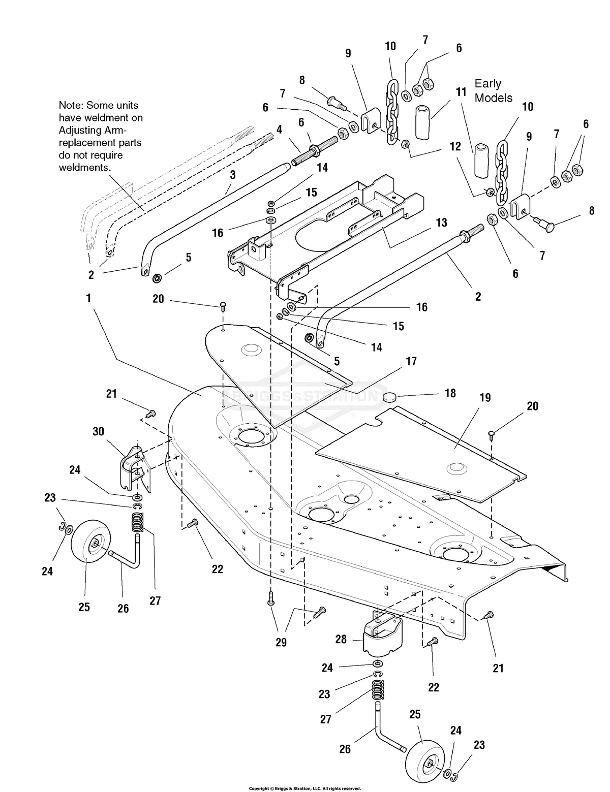 Ferris Gauge Wheel diagram, part 1716353SM