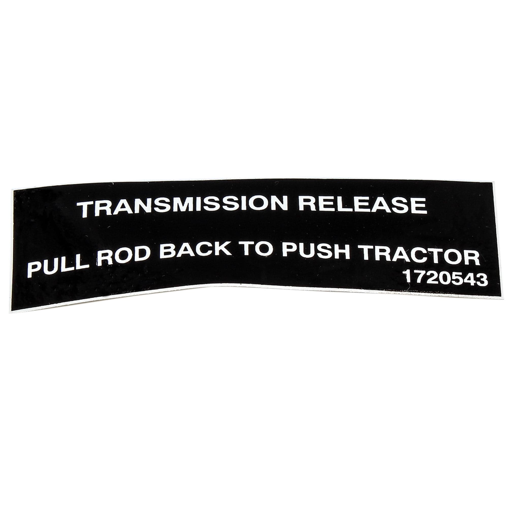 1720543SM DECAL-TRANSM RELEASE