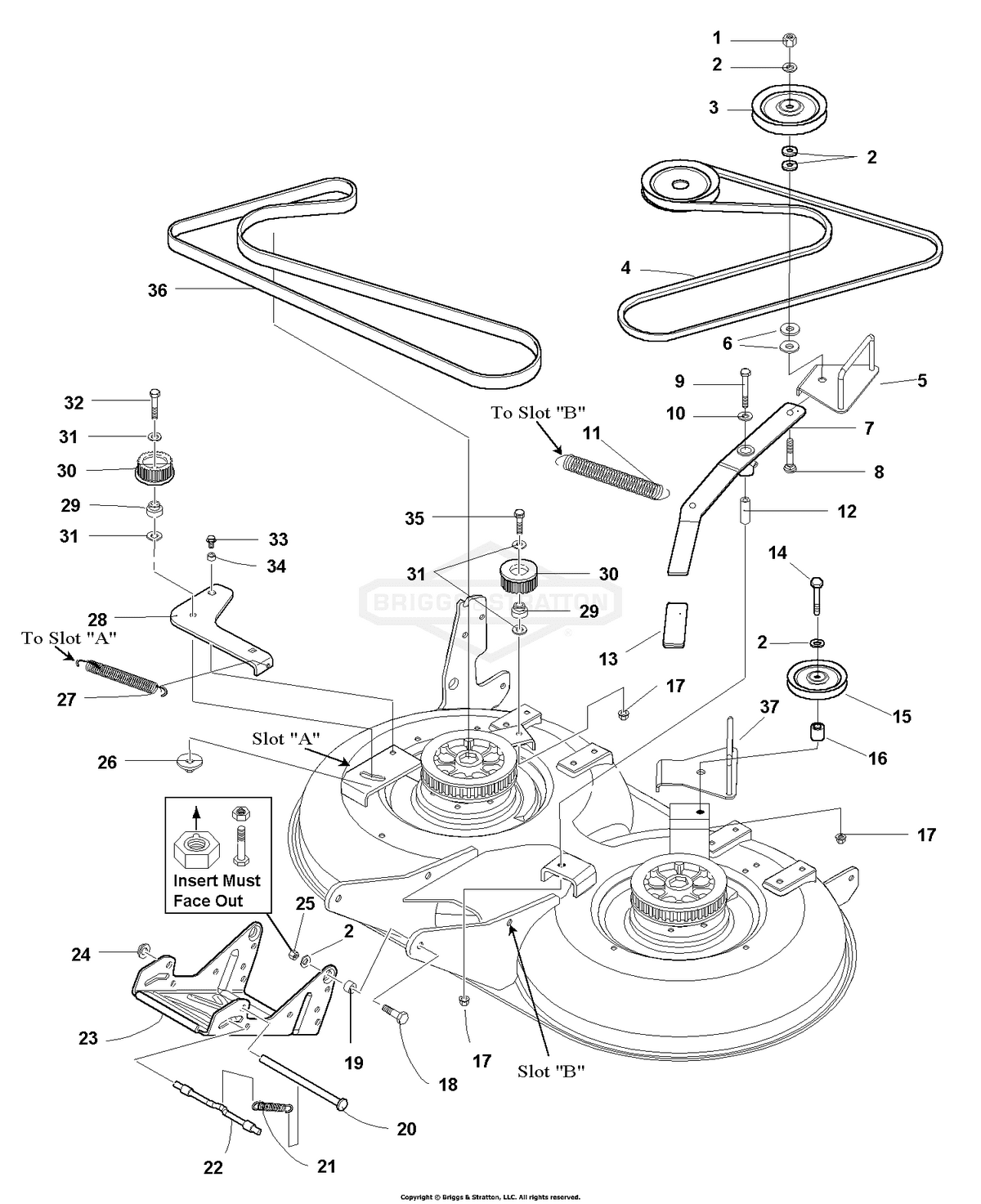 Ferris Pulley diagram, part 1725408SM