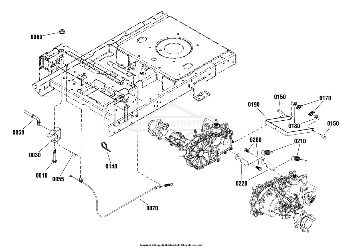 Ferris Bracket Brake diagram, part 1759362YP