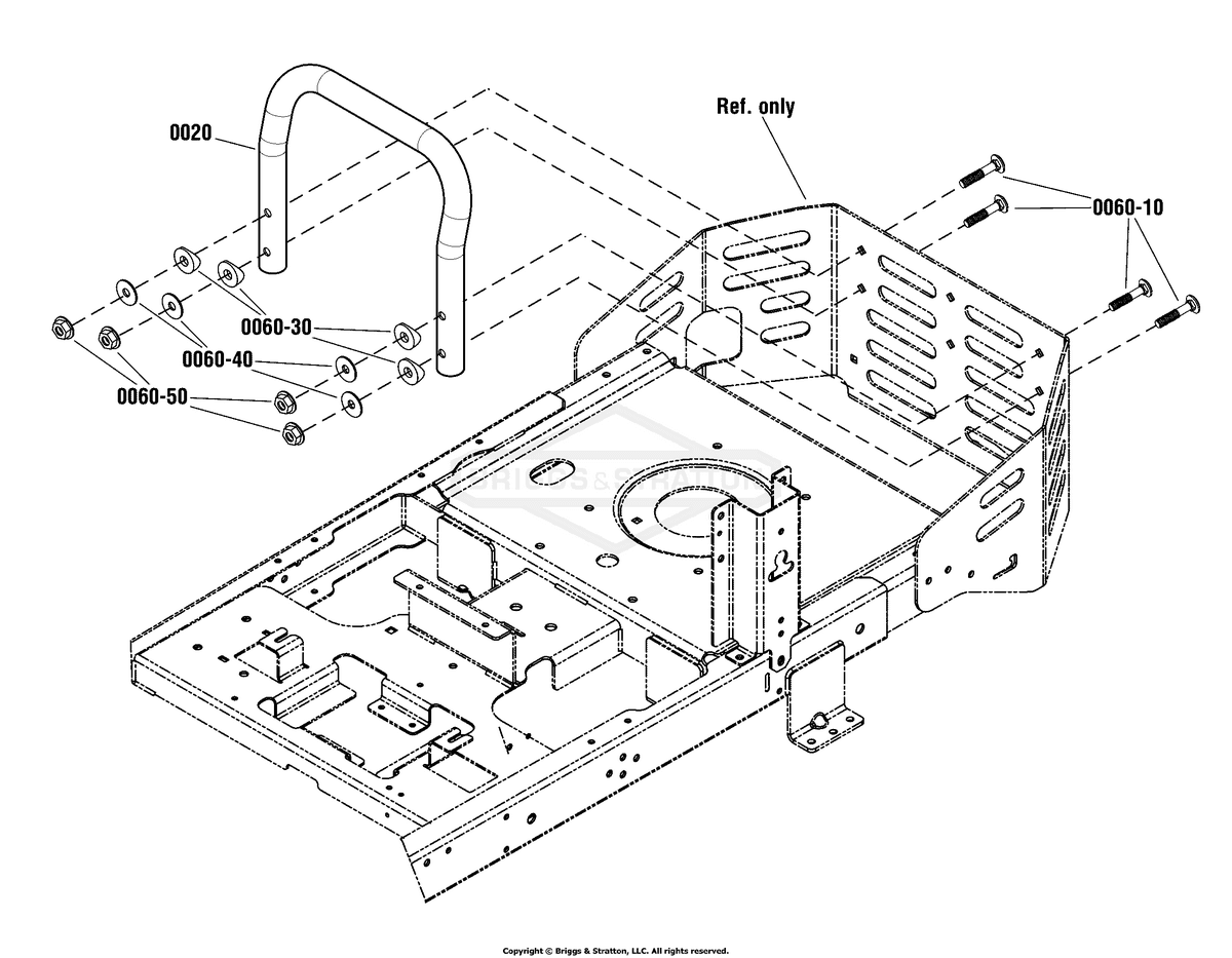 Ferris Washer-0.312(0.33idx1 diagram, part 1960044SM