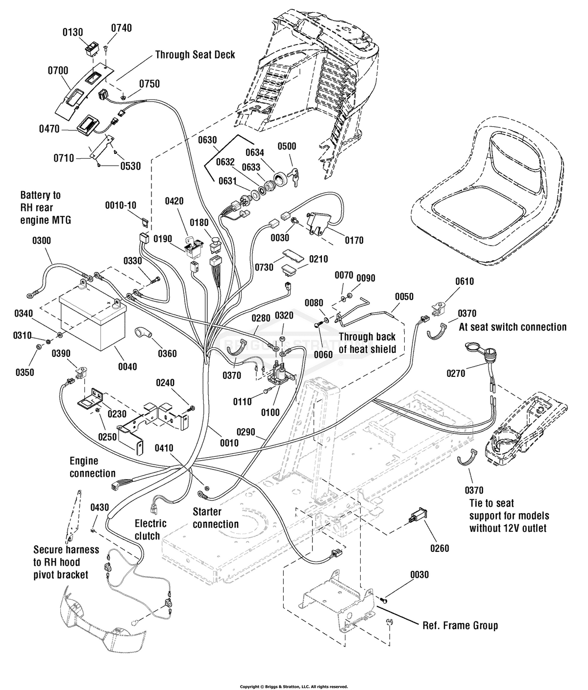 Ferris Lockwasher-Internal diagram, part 1960547SM