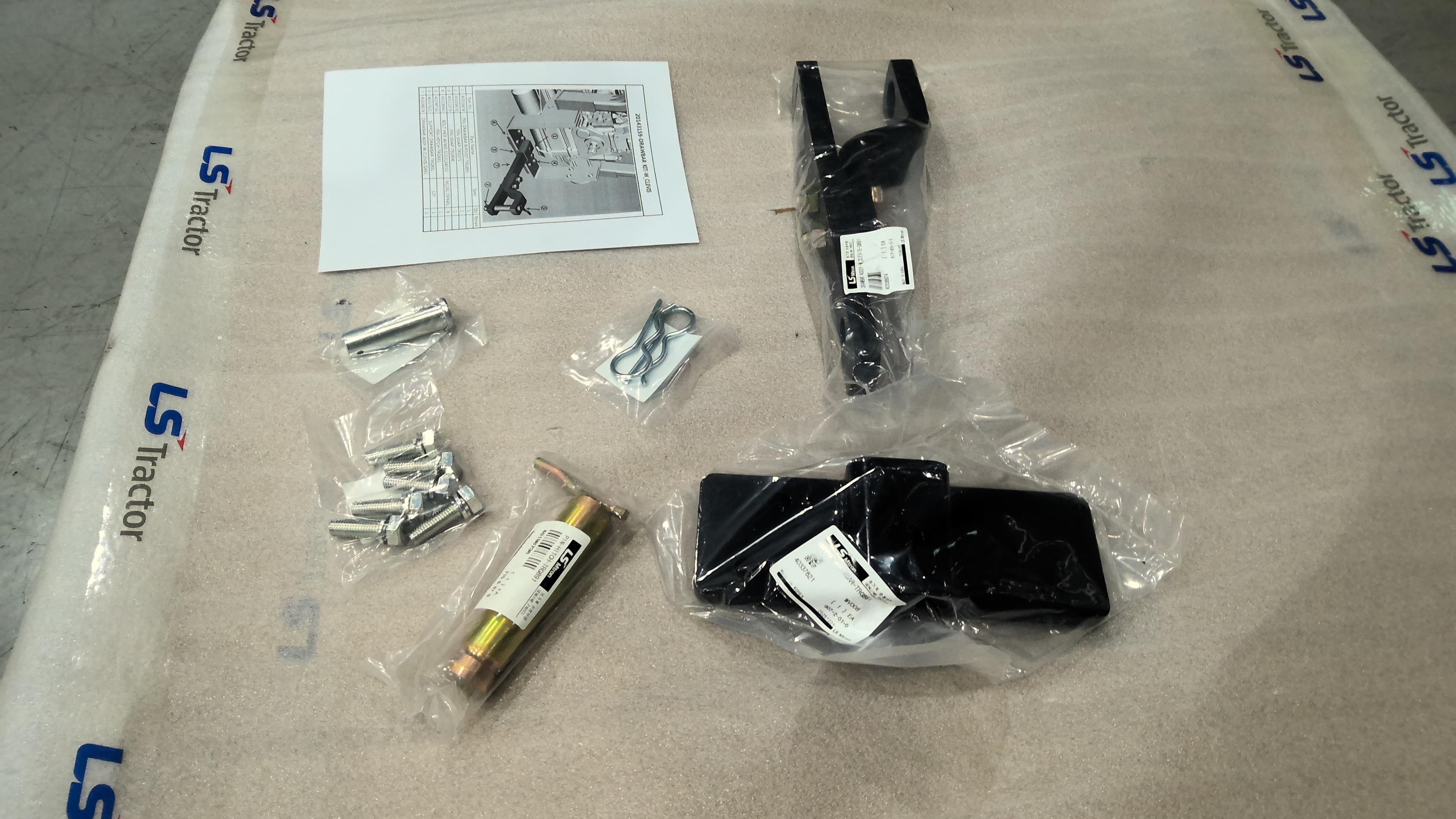 Dia Kit Drawbar Kit W Clevis Y