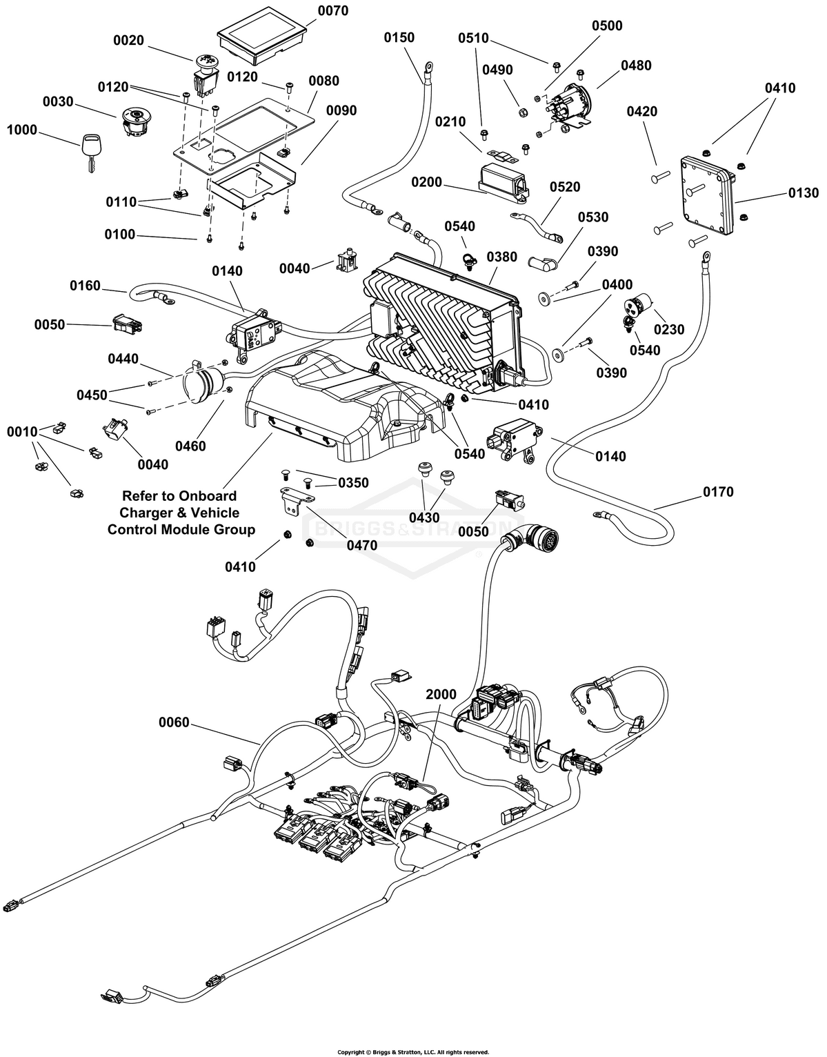 Ferris Screw-Hex Serr Flng L diagram, part 2860707SM