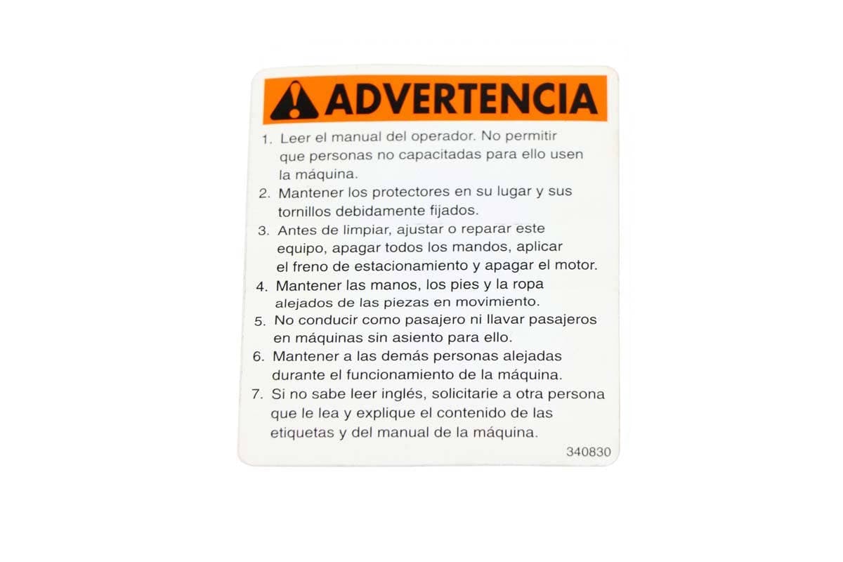 Decal Spanish