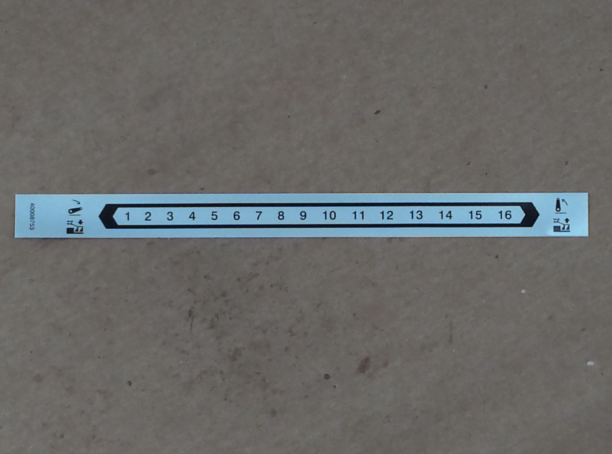 Decal Hydraulic Lever