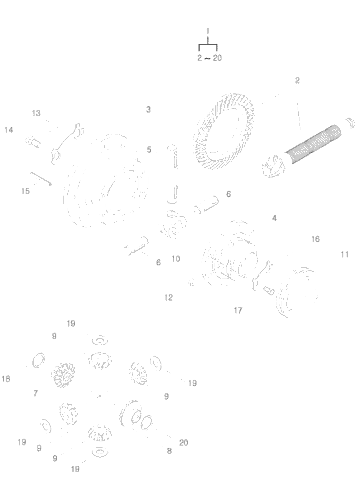 Gear Diff Side(rh) Trg310