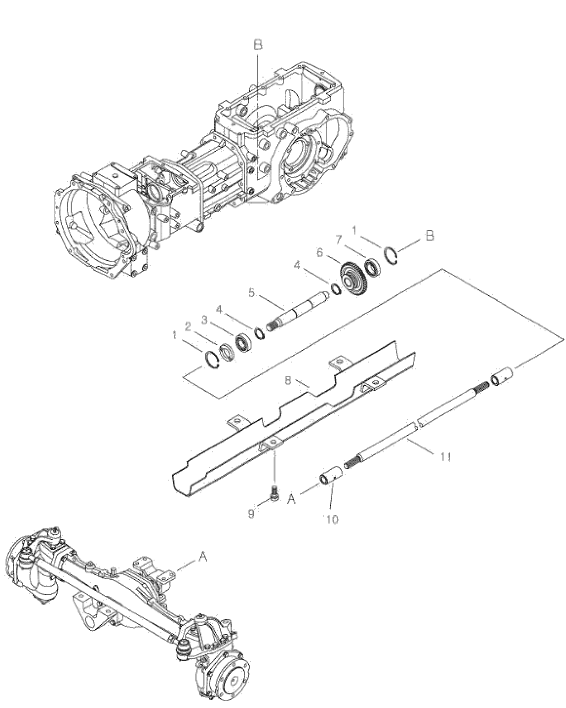 Cover 4wd Shaft Trg380