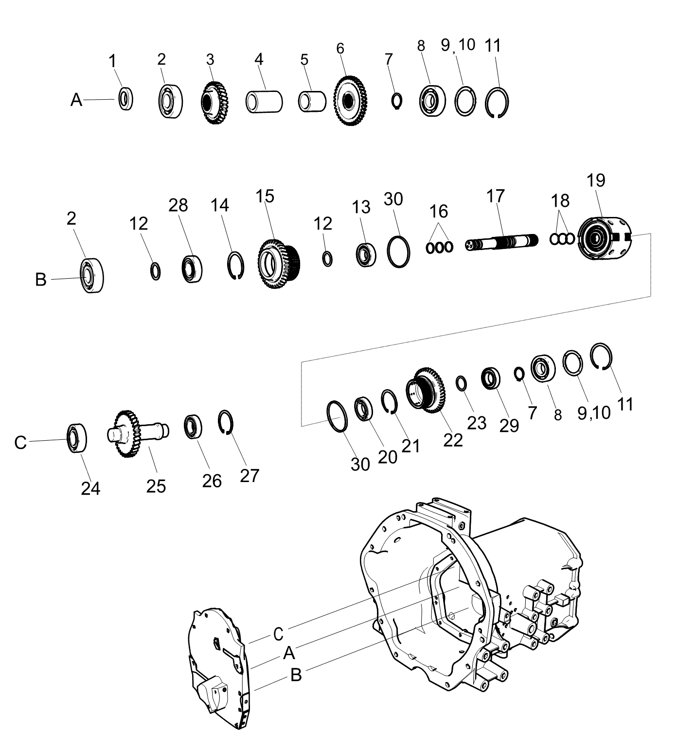 Gear F/drvn 42l Trg281