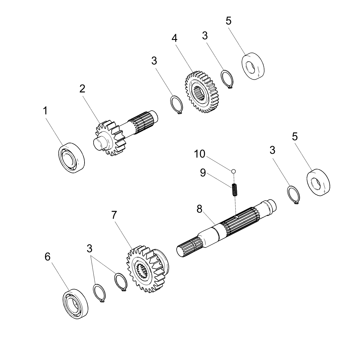 Shaft 4wd Trg288