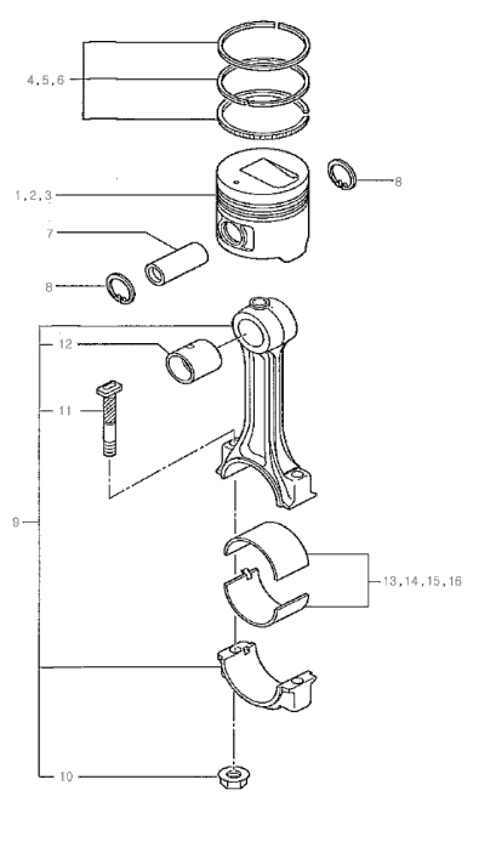 Bearing Set, Co 32a1909031 MHI