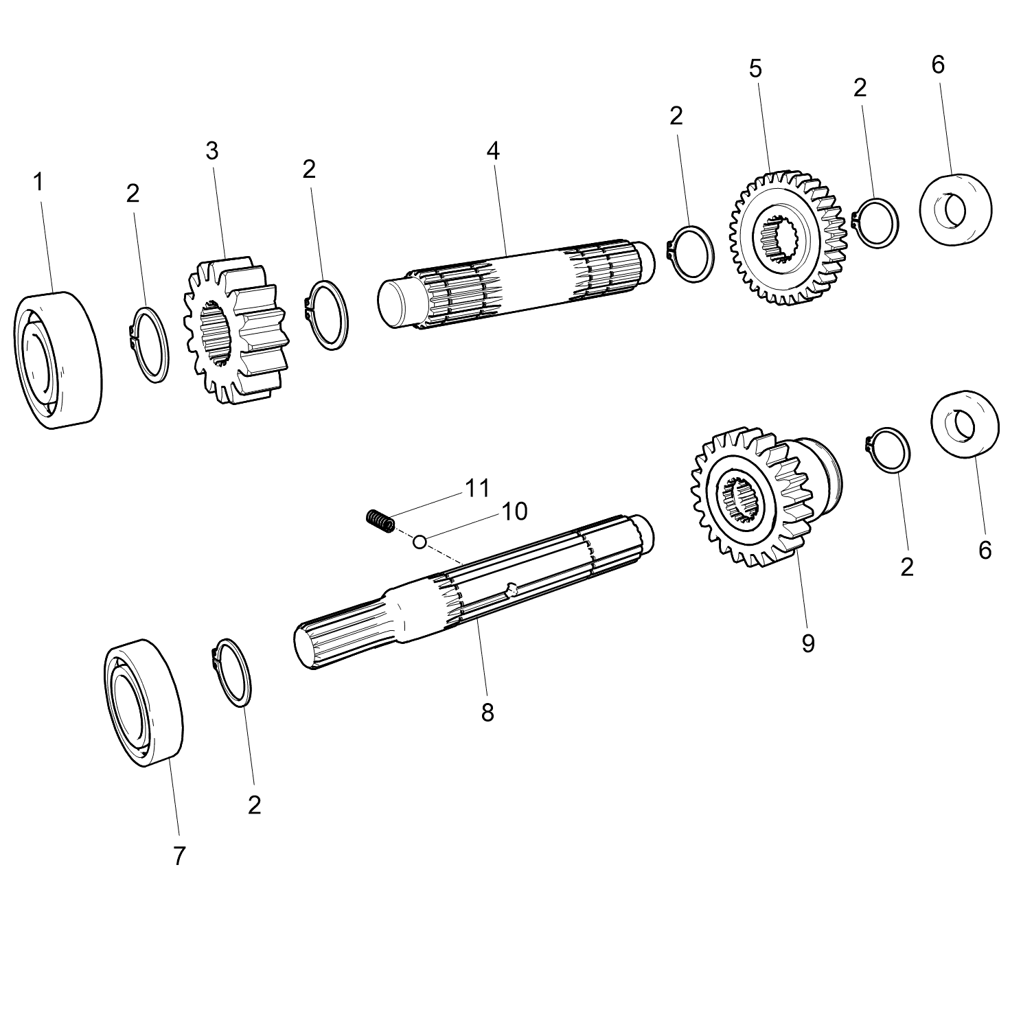 Gear 4wd Shift(23t) Trg288
