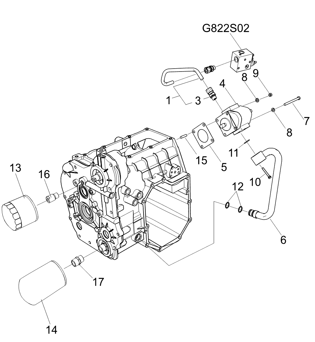 Pump Hydrauric 12cc Trg823