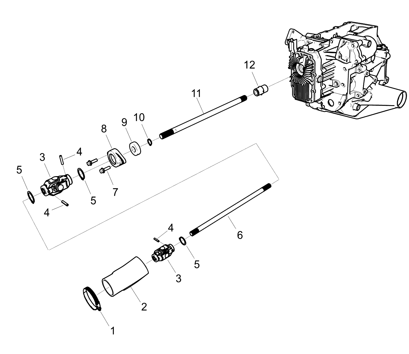 Shaft 4wd Front