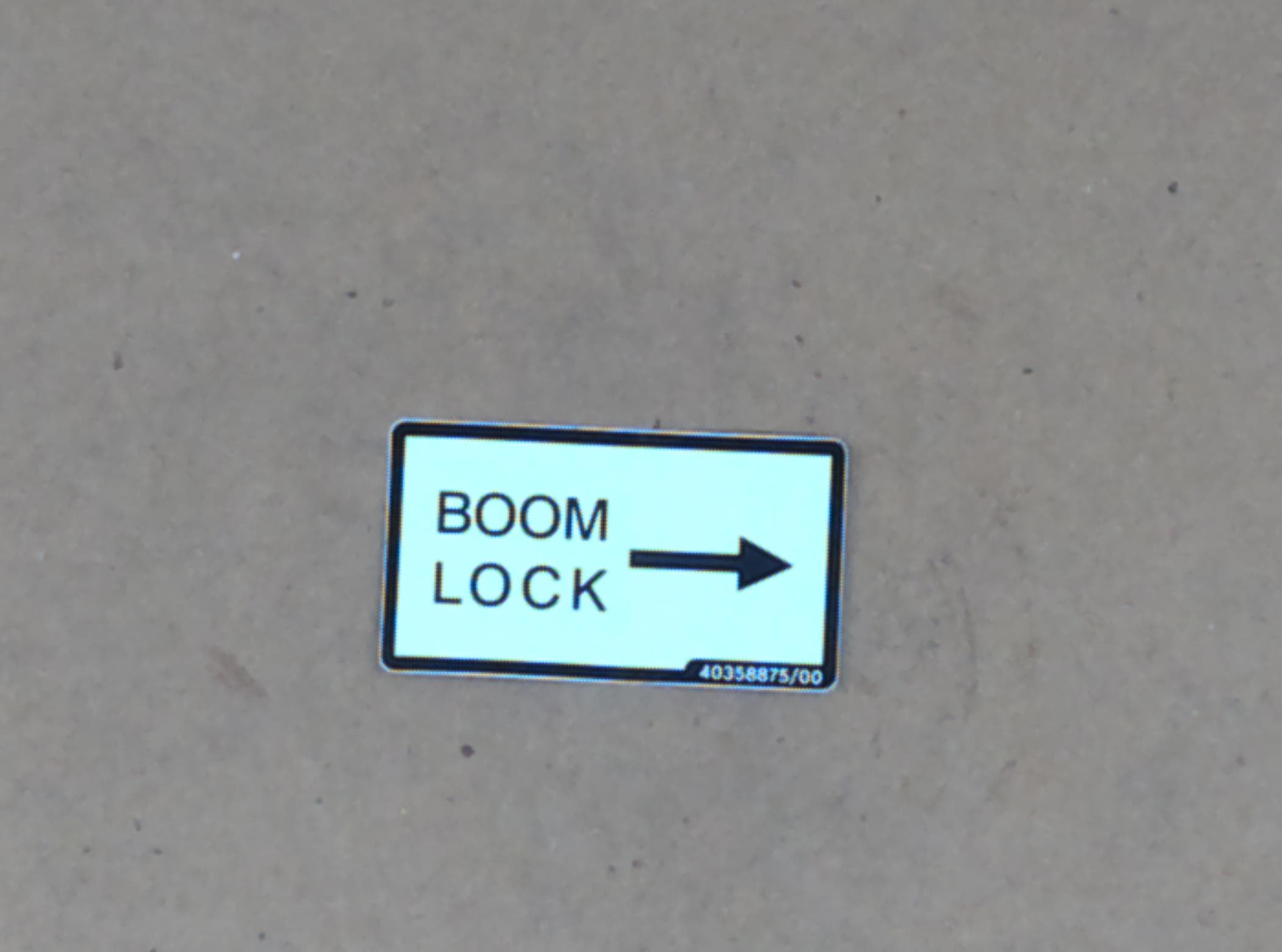 Decal Warning TSBH