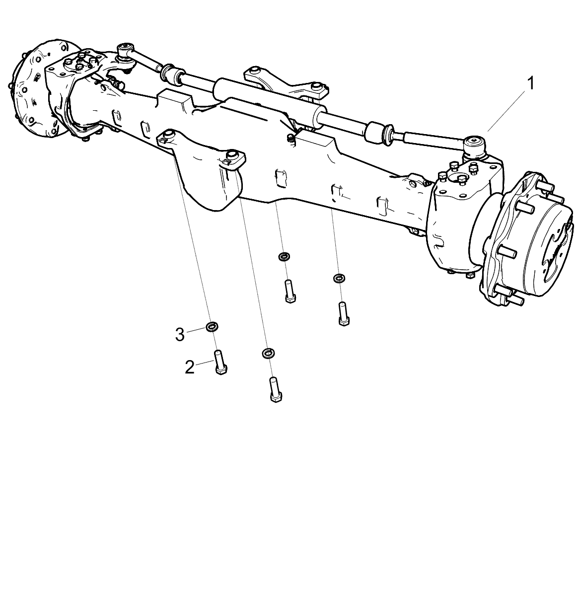 Front Axle Assy Ca(20.14)+ss G400